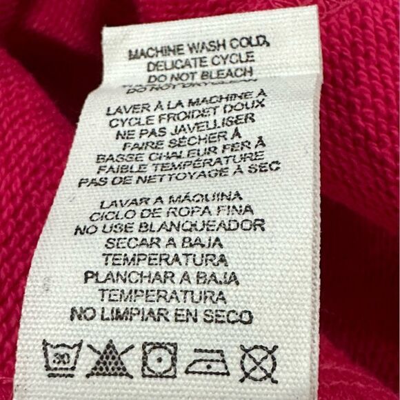 THAKOON Women’s Sweatshirt Hoodie in the Size XSmall in Hot Pink Color - Picture 11 of 13